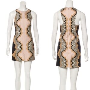 TIBI Silk/wool blend mini sleeveless dress
